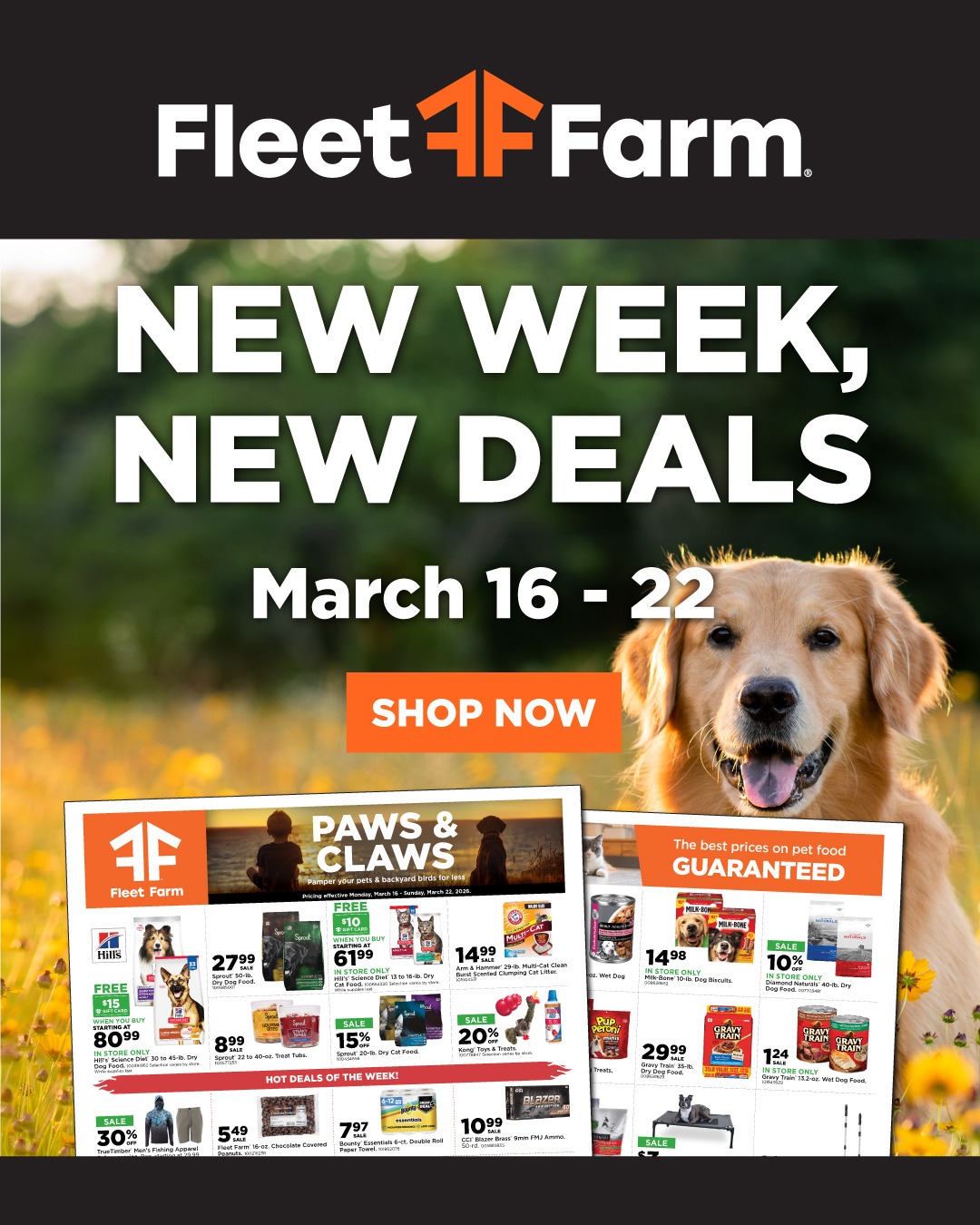 Fleet Farm Facebook ad