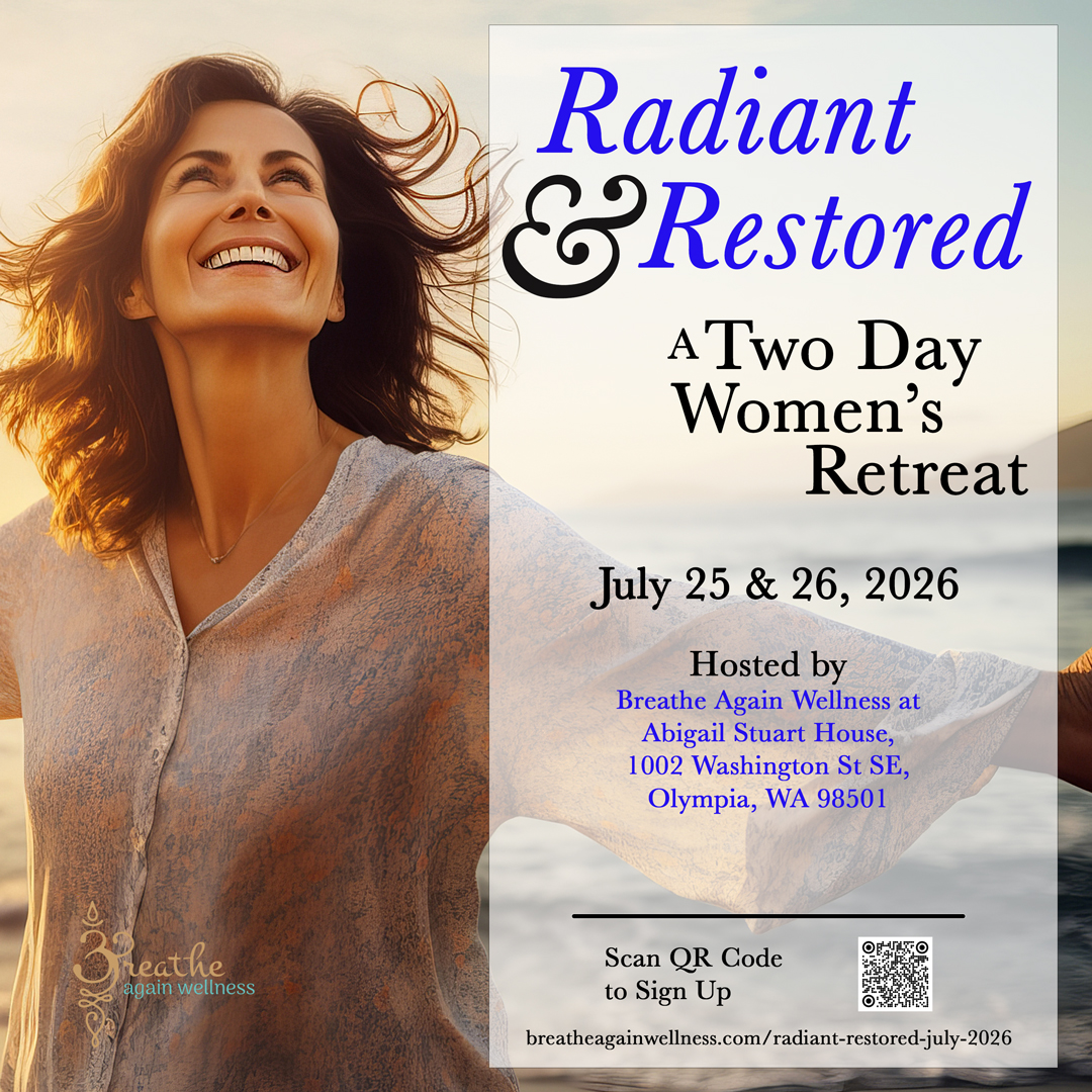 Breathe Again Wellness Facebook ad: A two-day women’s breathwork and somatic healing retreat…