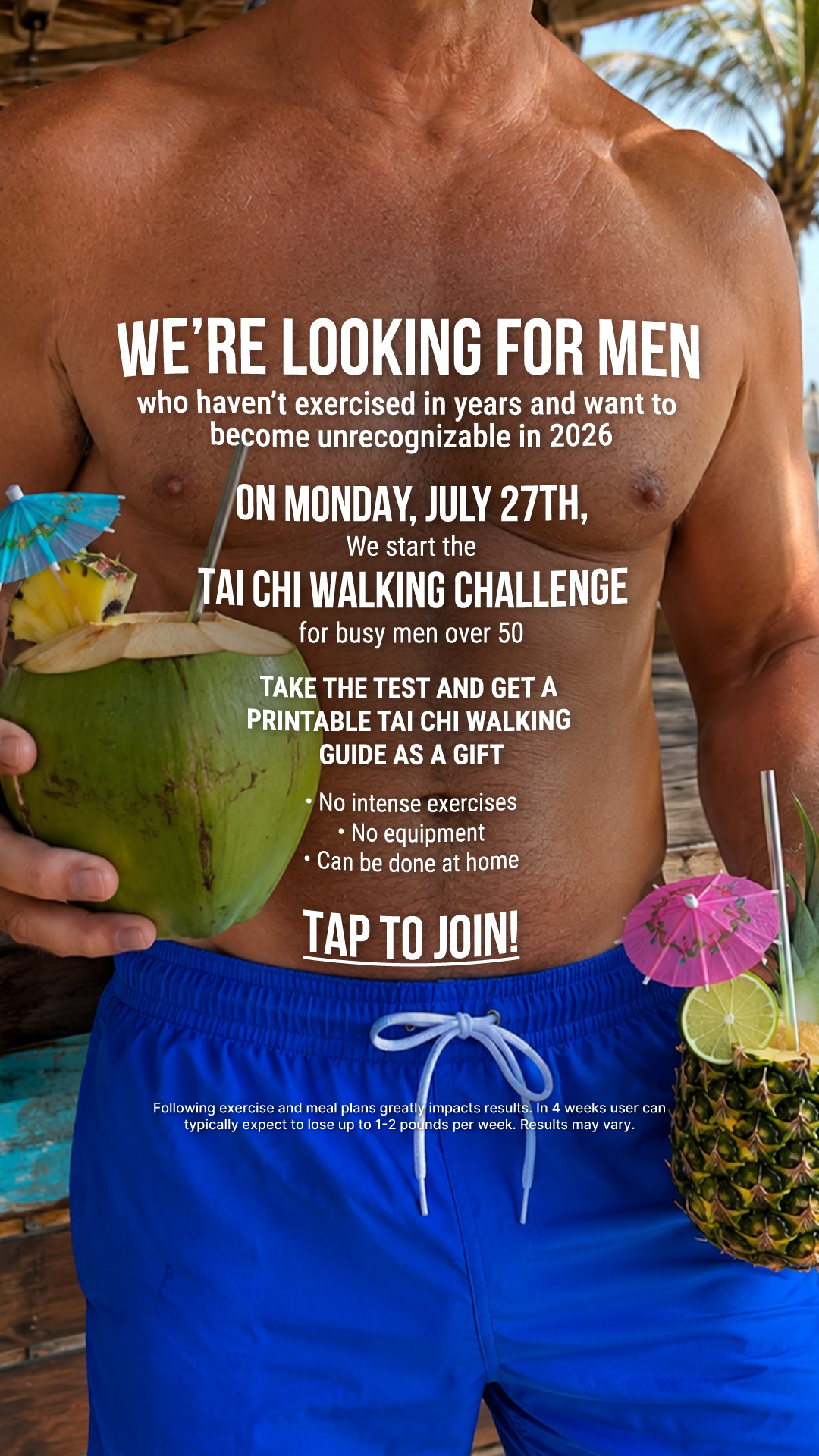 Michaelll Fitness Facebook ad