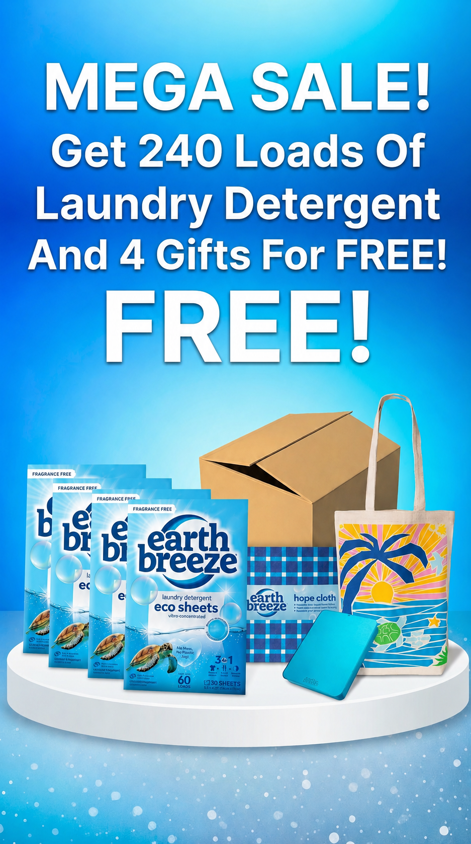 Earth Breeze Facebook ad
