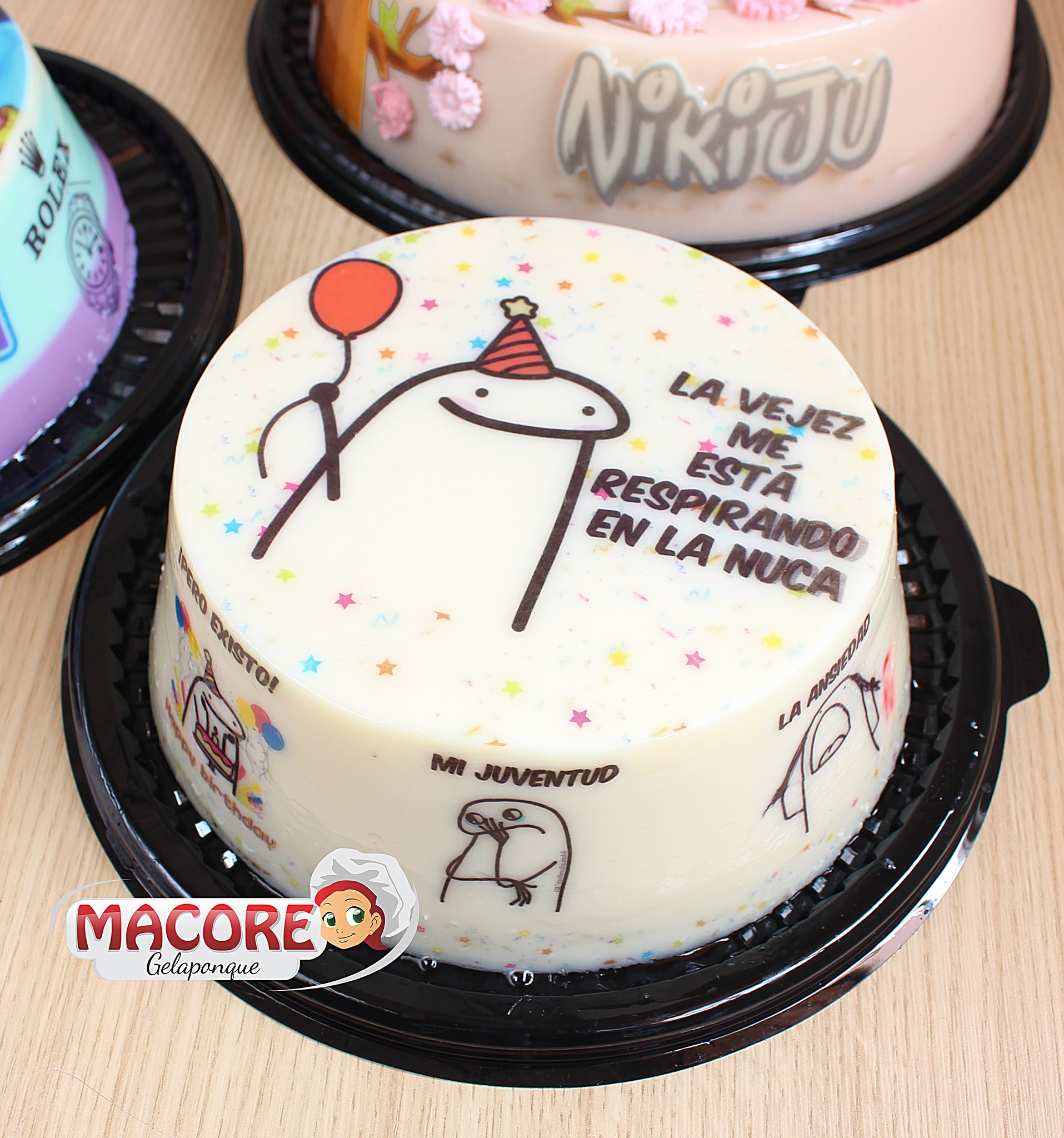 Publicidad Macore Gelaponque Facebook ad: Disfrúta Gelaponque, delicioso relleno en ponque tres…