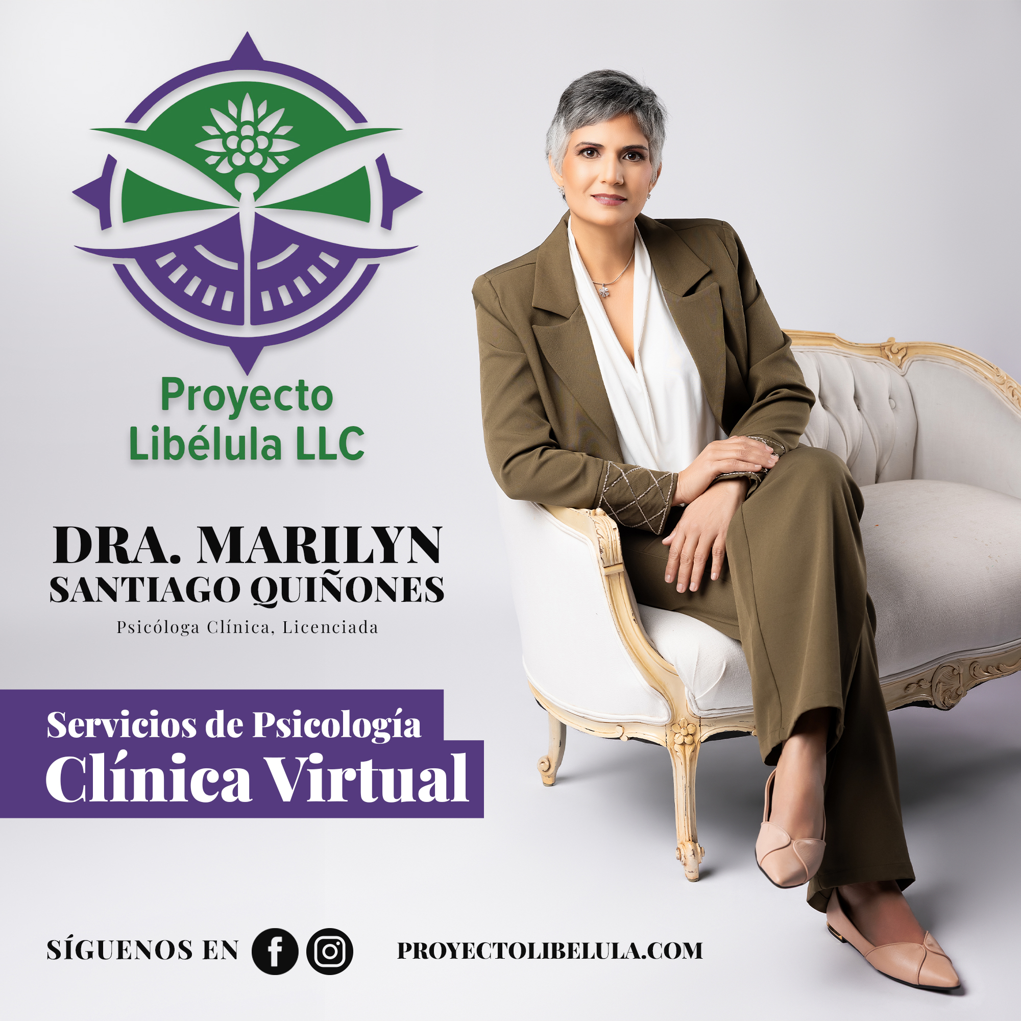 Proyecto Libélula Facebook ad: Tu bienestar emocional merece atención profesional y…