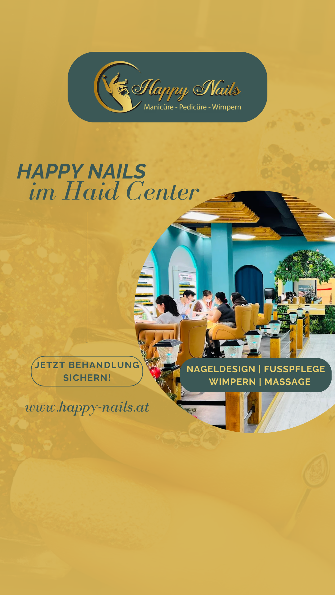 Happy Nails - Haid Center Nail shop - Wimpern Facebook ad