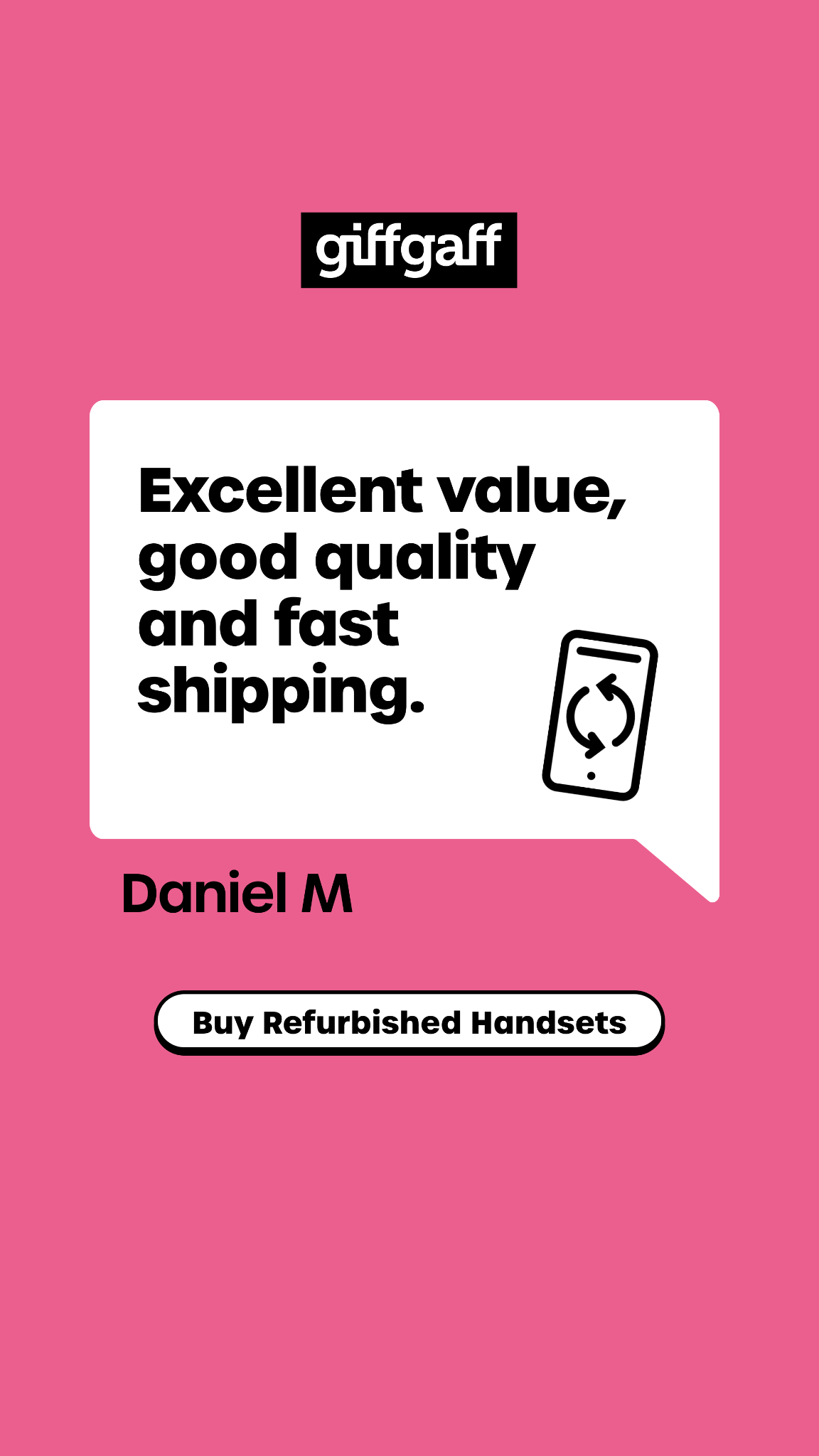 giffgaff Facebook ad