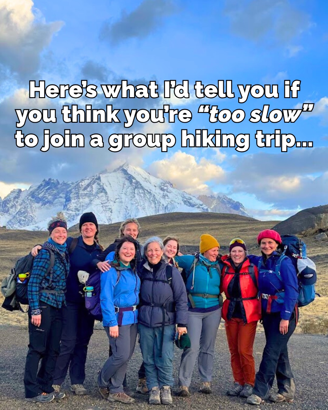 Explorer Chick Adventure Co. Facebook ad