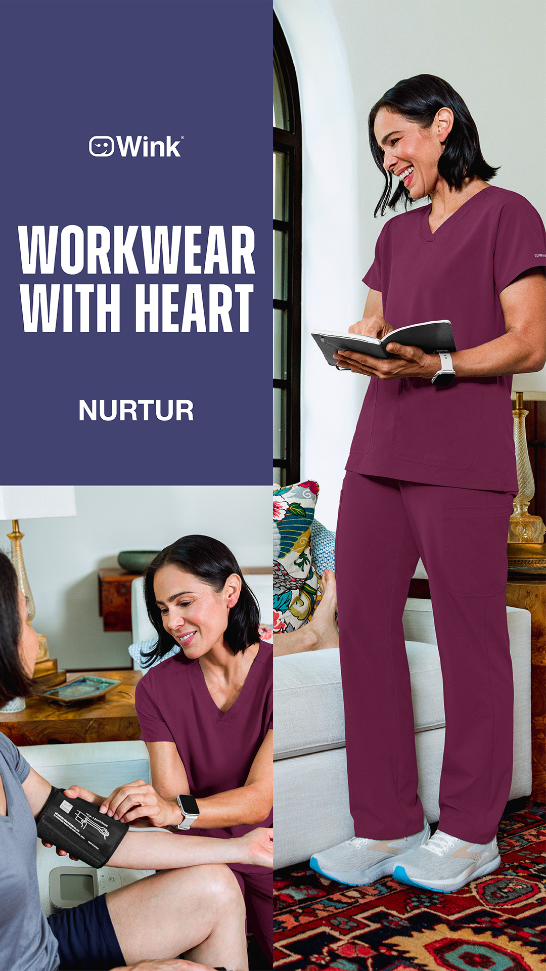 Wink Scrubs Facebook ad