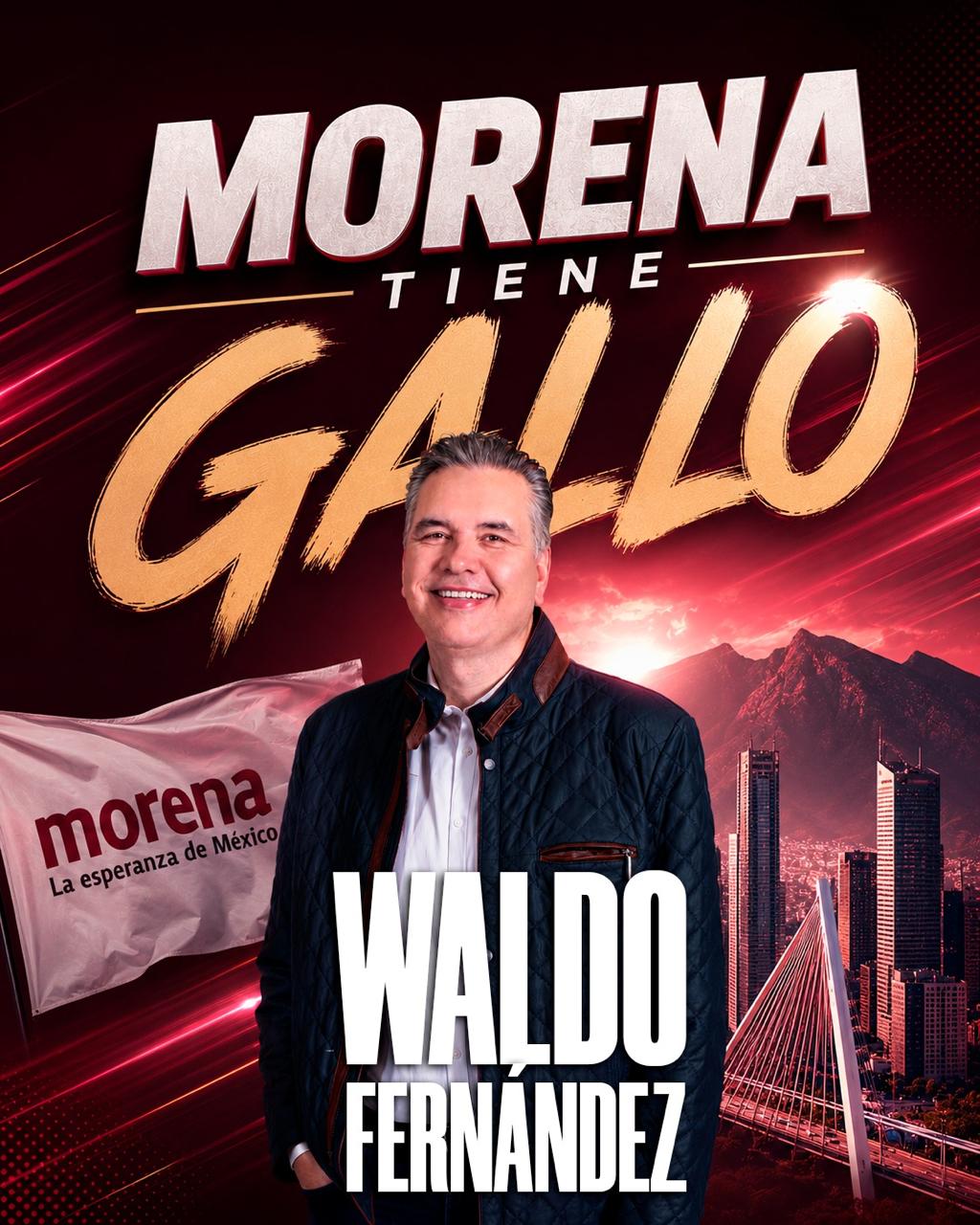 La Banda del Norte Facebook ad: Morena ya tiene gallo en Nuevo León.