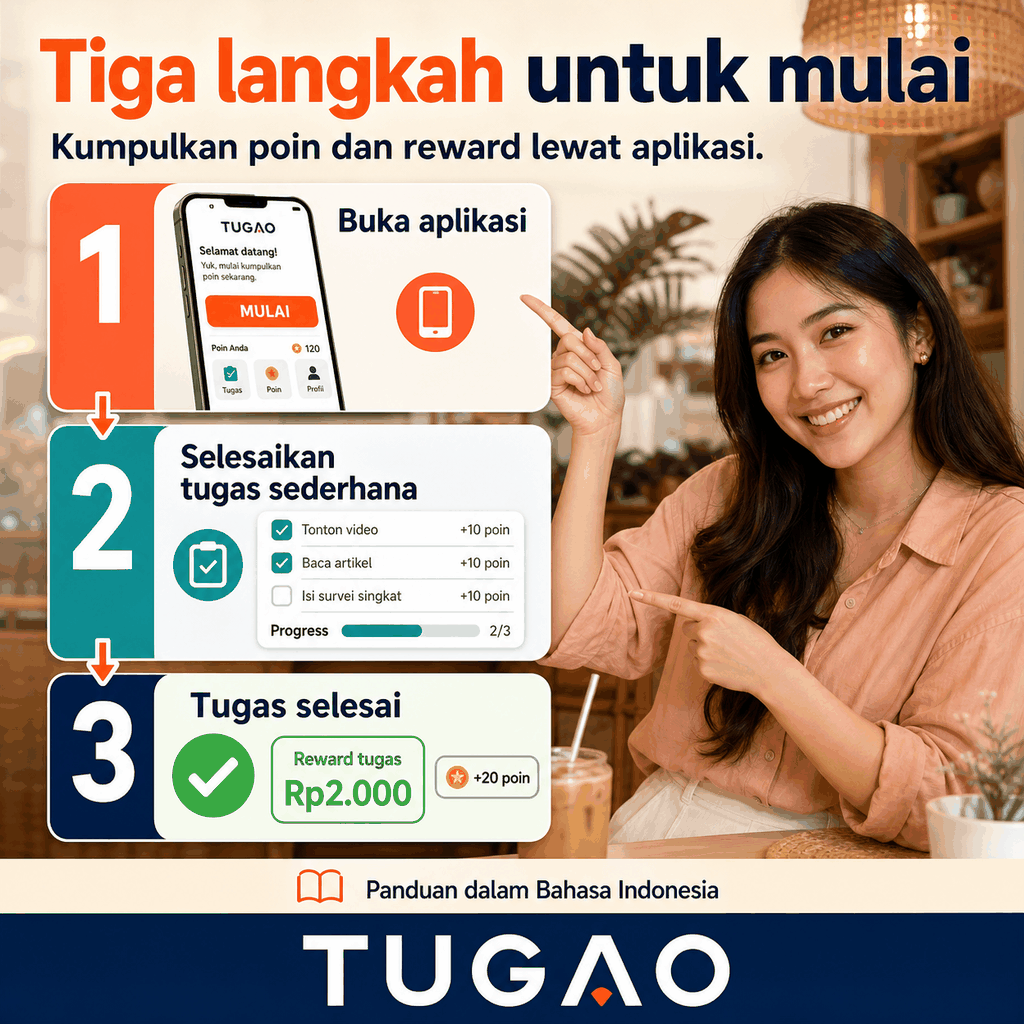 TugaoApp Facebook ad: Coba sekarang dan mulai kumpulkan poin.