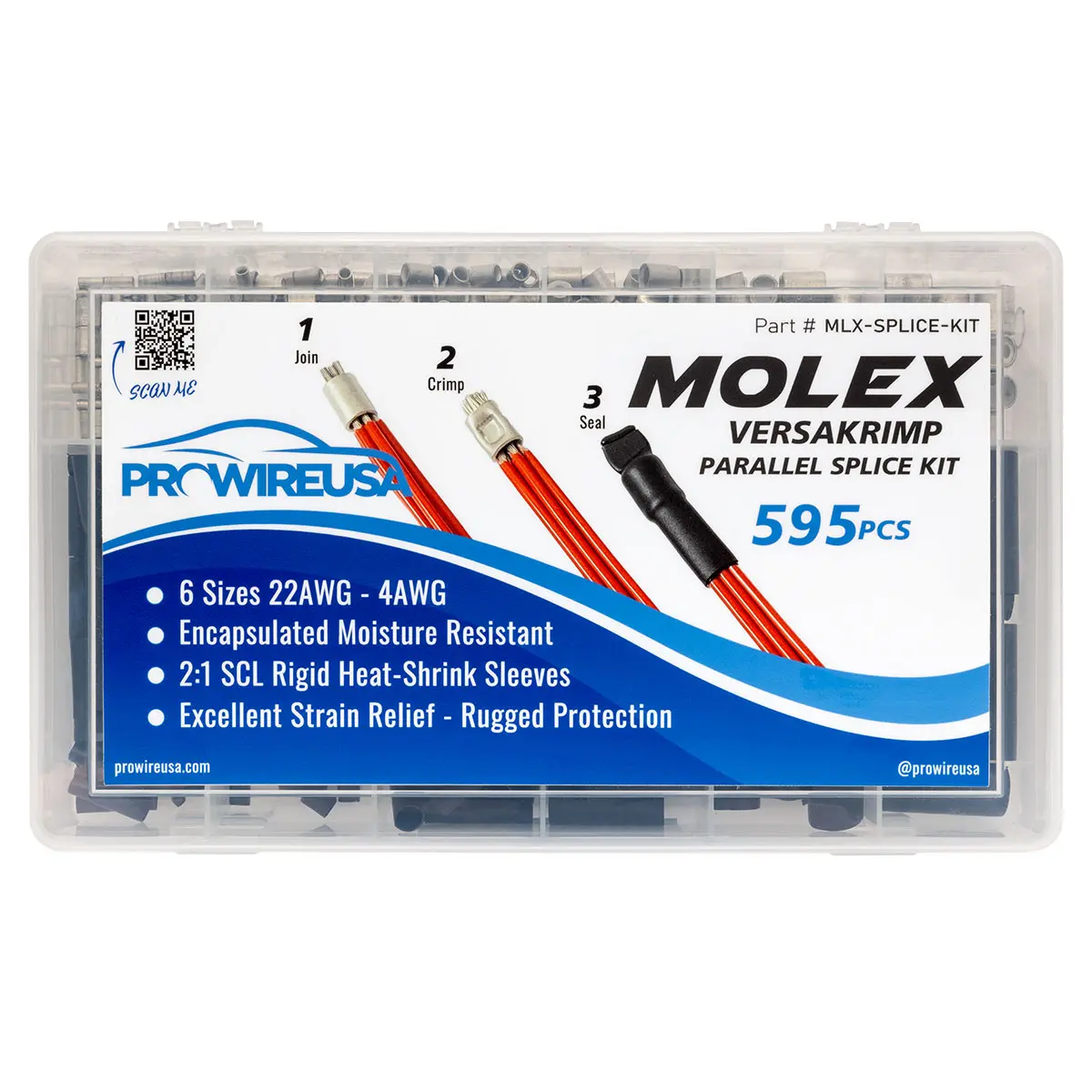 Prowireusa Facebook ad: Splice kits in stock - same day shipping!