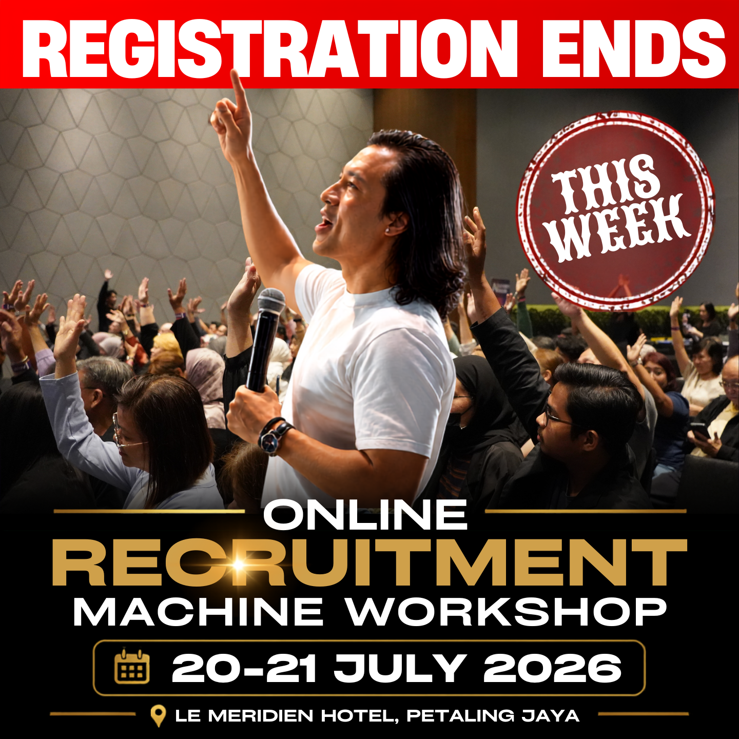Thomas Yap - Network Marketing Coach Facebook ad: Registration ends this week for network marketers