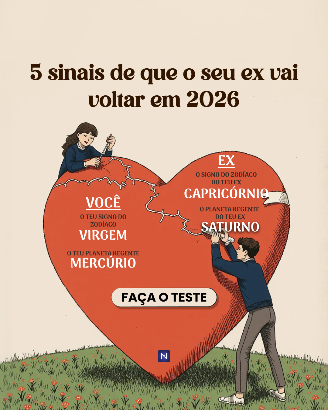 Nebula: Does my ex returns? Facebook ad