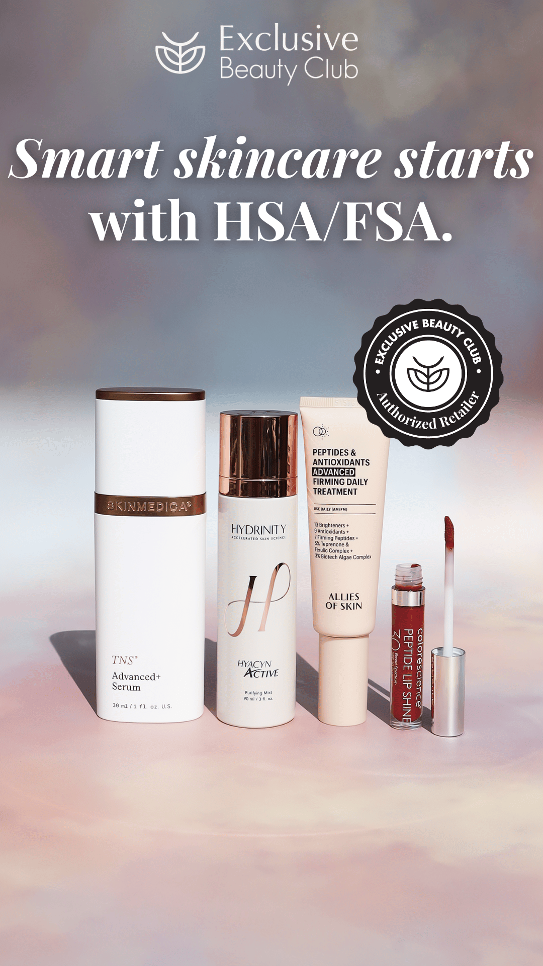 Exclusive Beauty Club Facebook ad