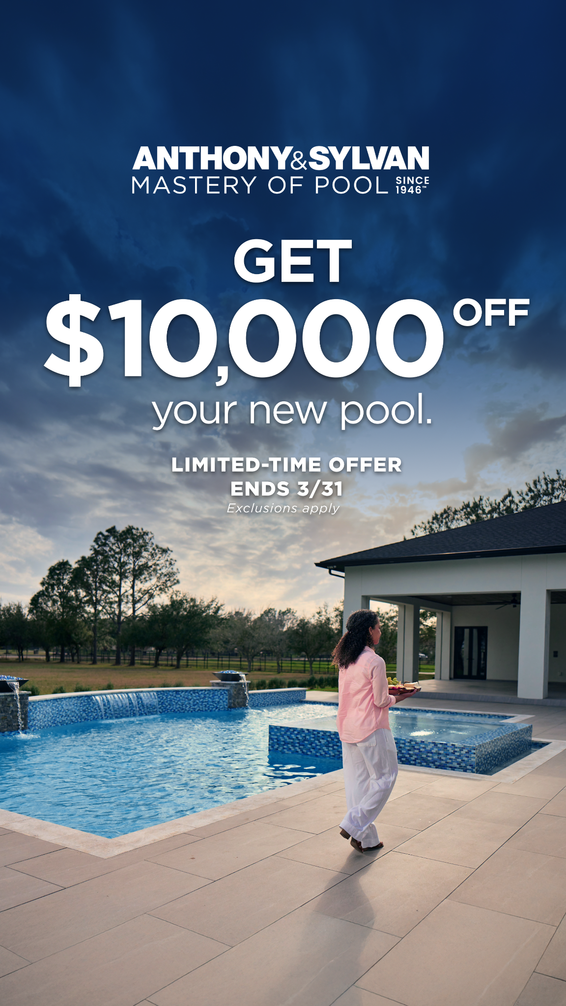 Anthony & Sylvan Pools Facebook ad
