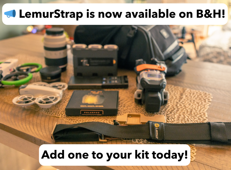 Lemur Camera Strap Facebook ad