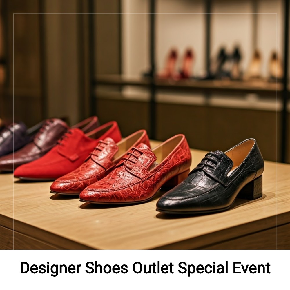 GoSearchable Point Facebook ad: Designer Shoes Outlet Special Event!