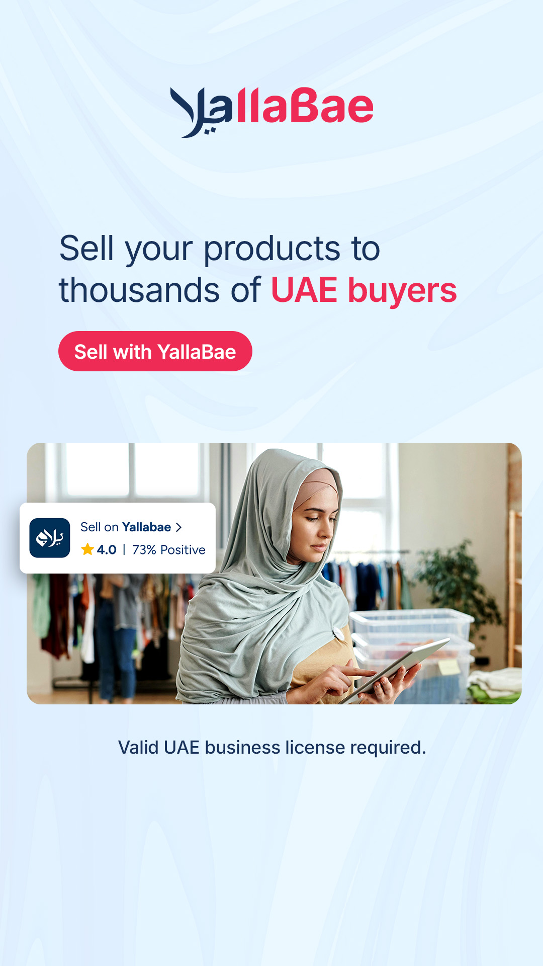 SellonYallabae Facebook ad