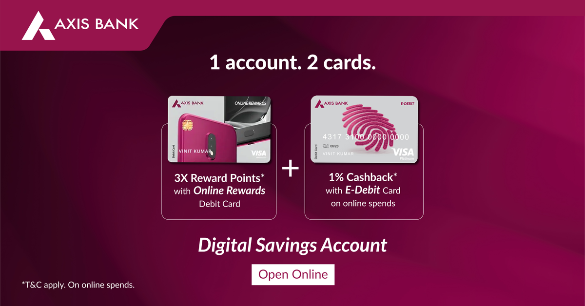 Axis Bank Facebook ad