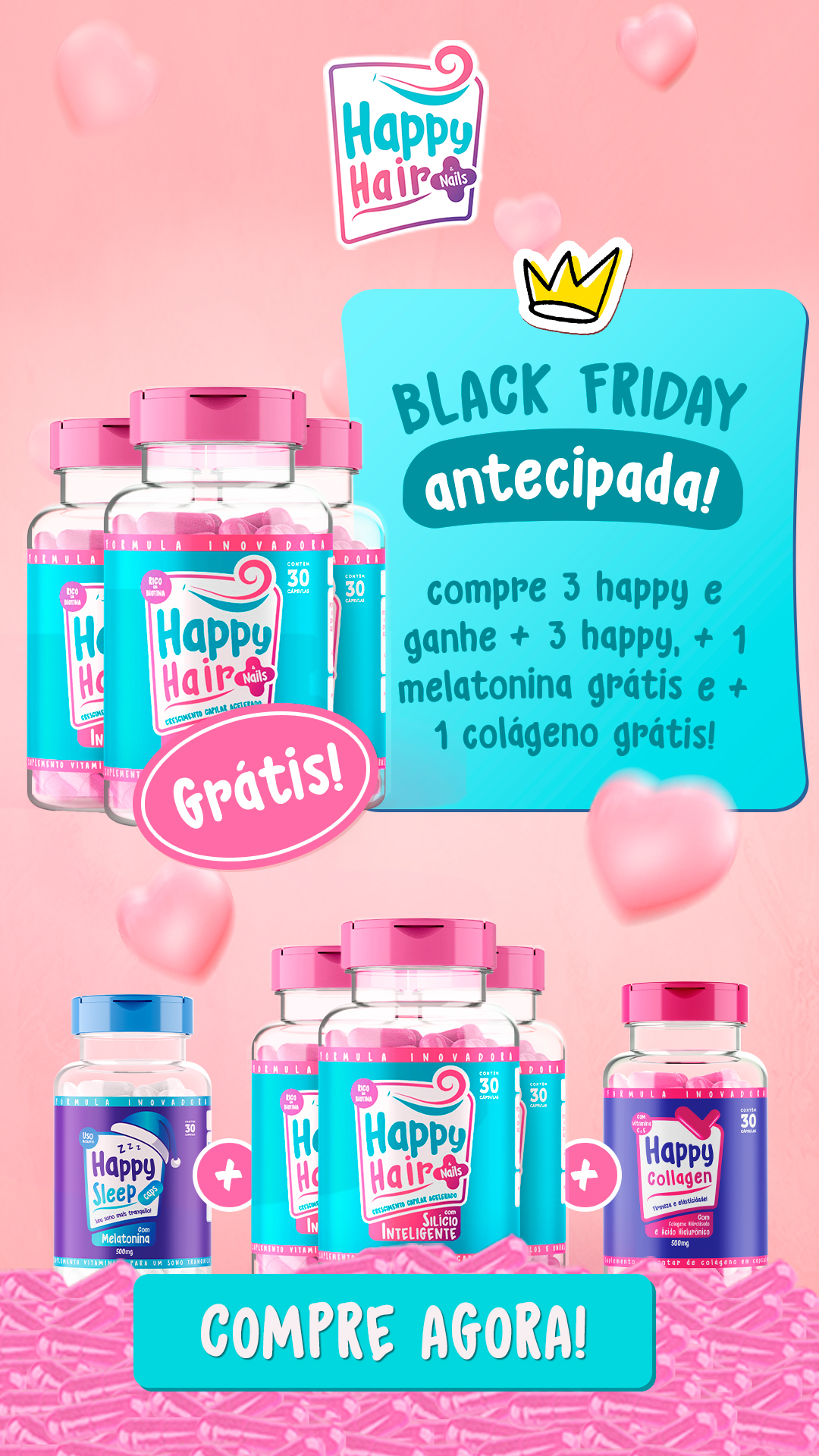 Happy Hair Facebook ad