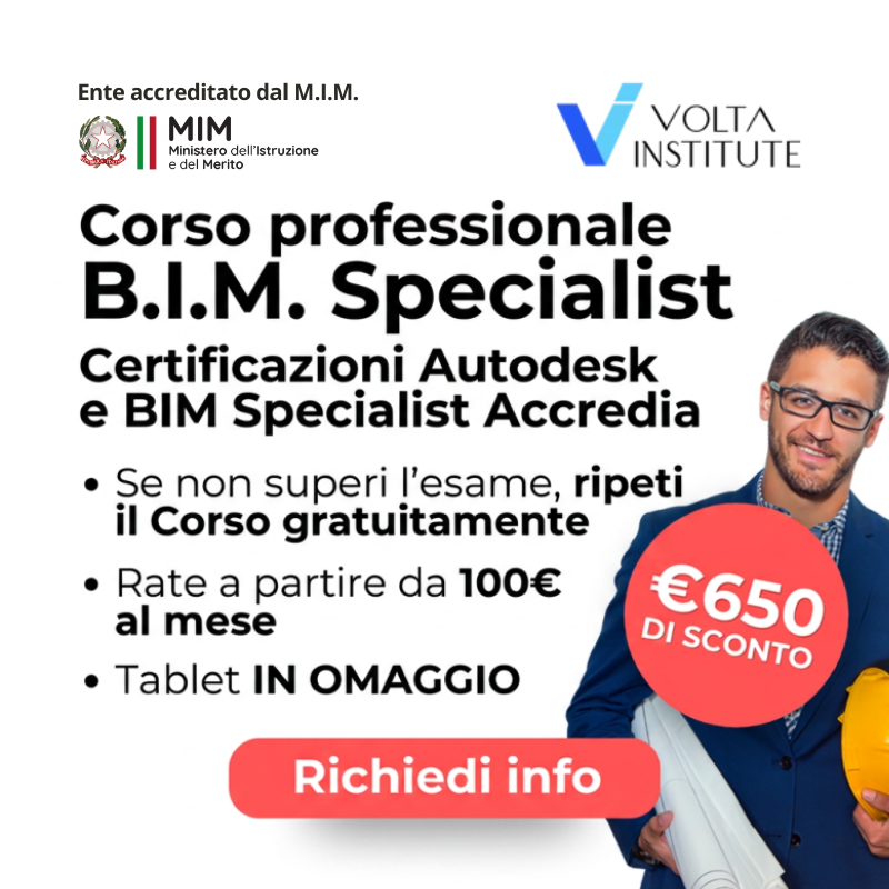 Volta Institute - Formazione Professionale Facebook ad: Scopri il Corso per BIM Specialist