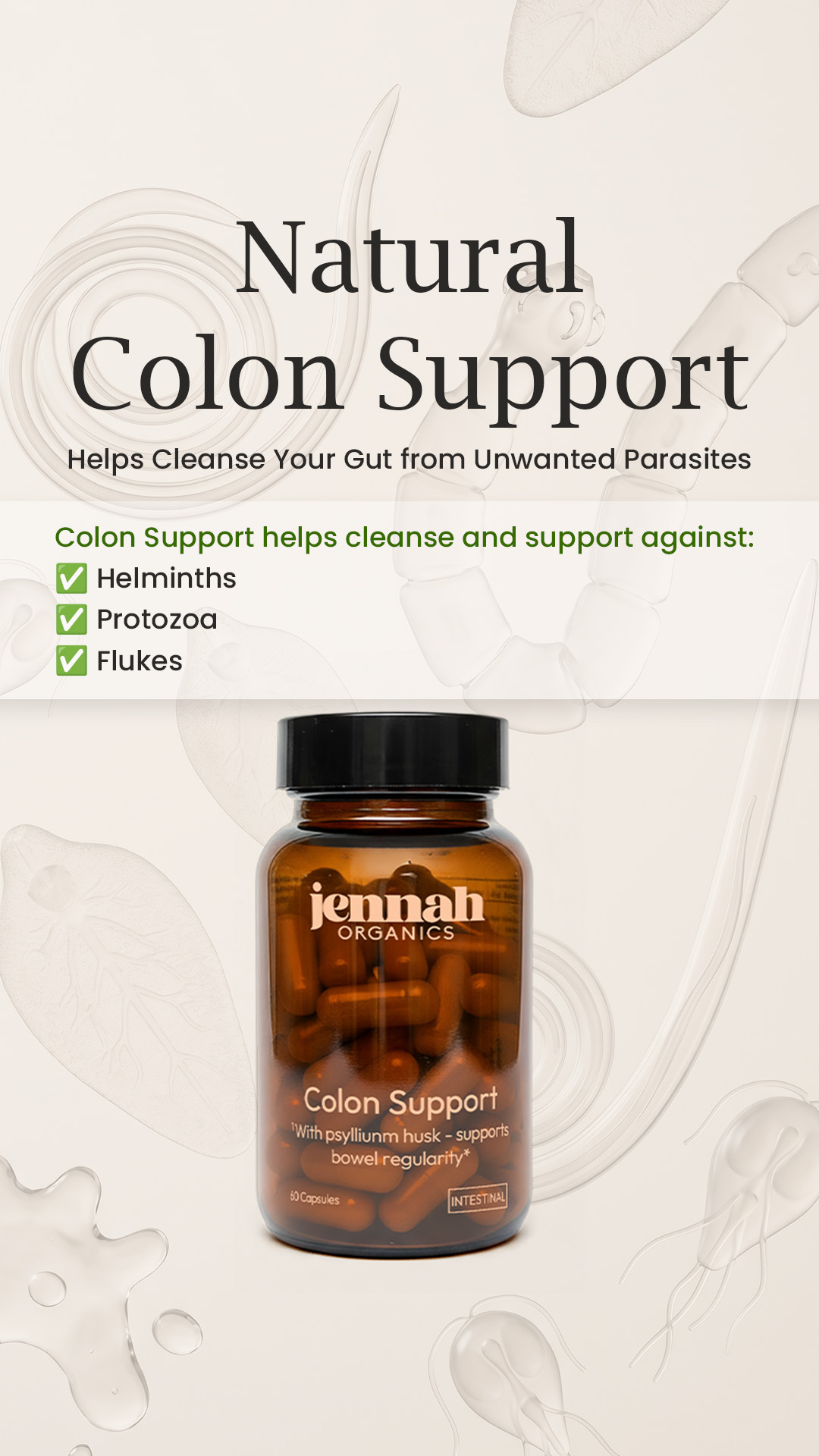 Jennah Organics Facebook ad