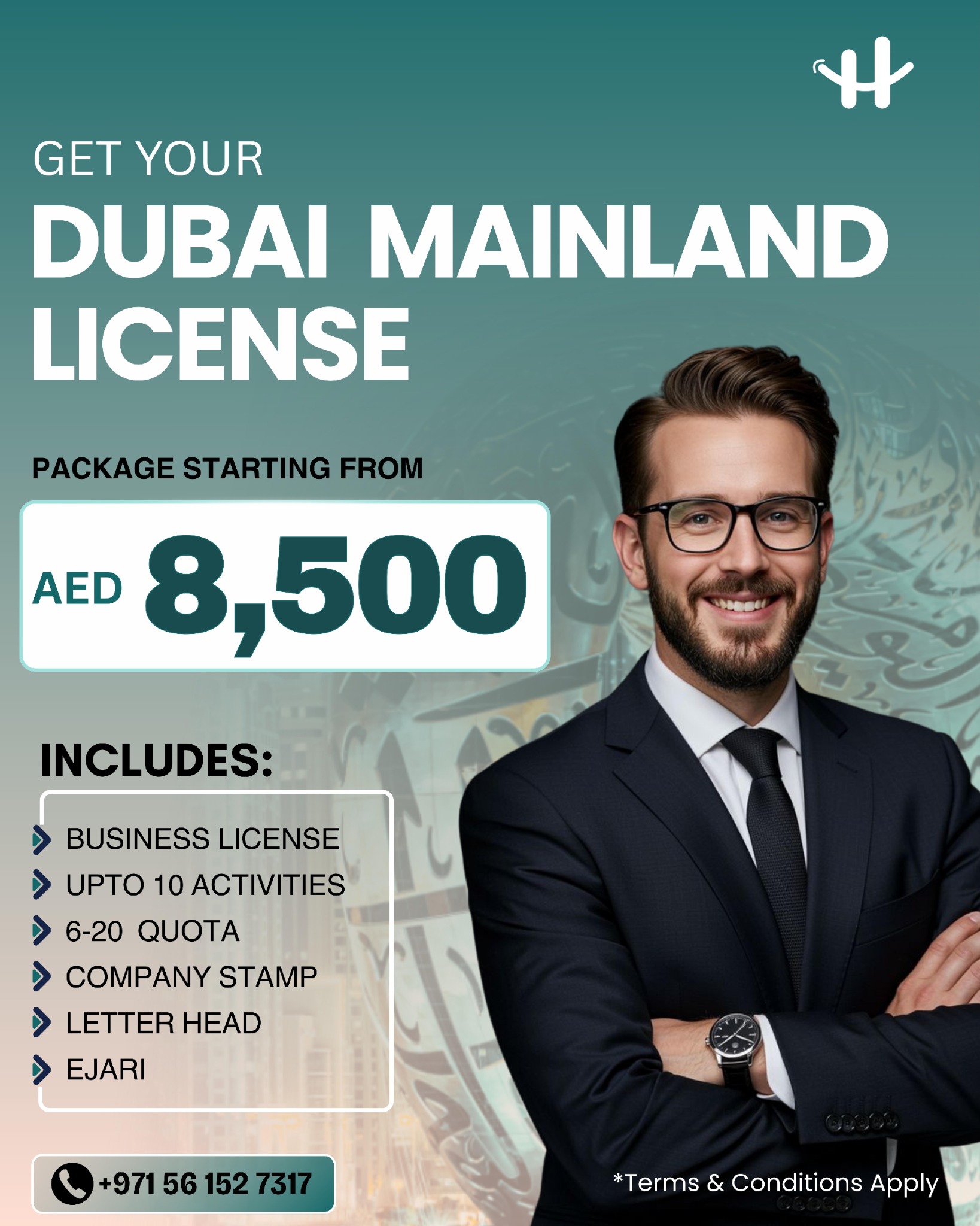 Emirhub Business Services Facebook ad