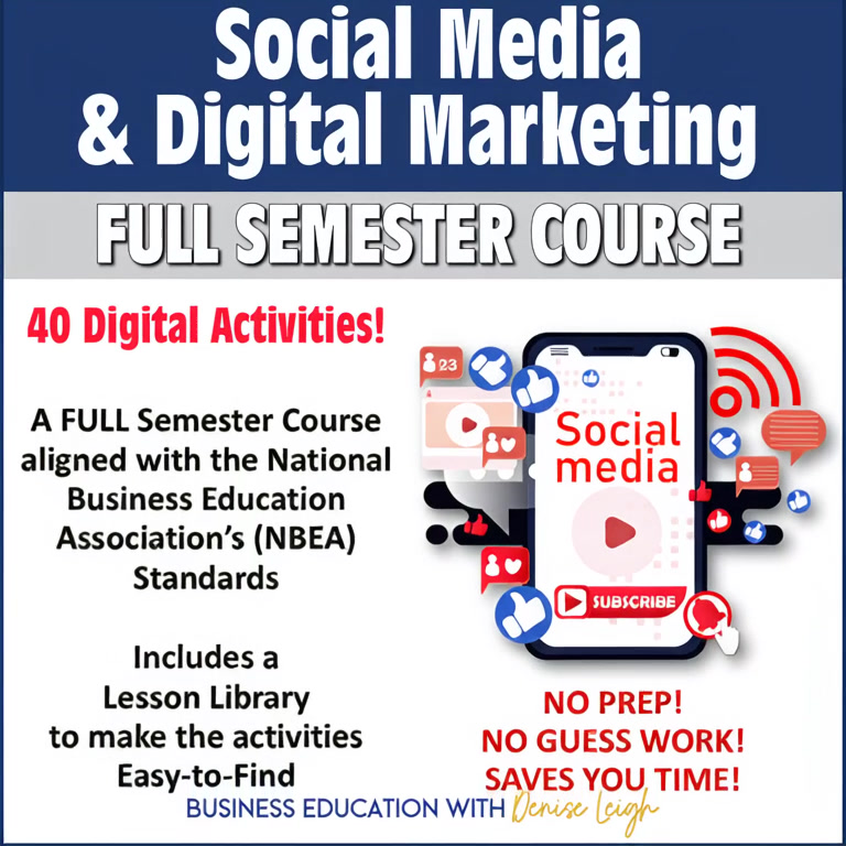 Business Education with Denise Leigh Facebook ad from Feb 18, 2026
