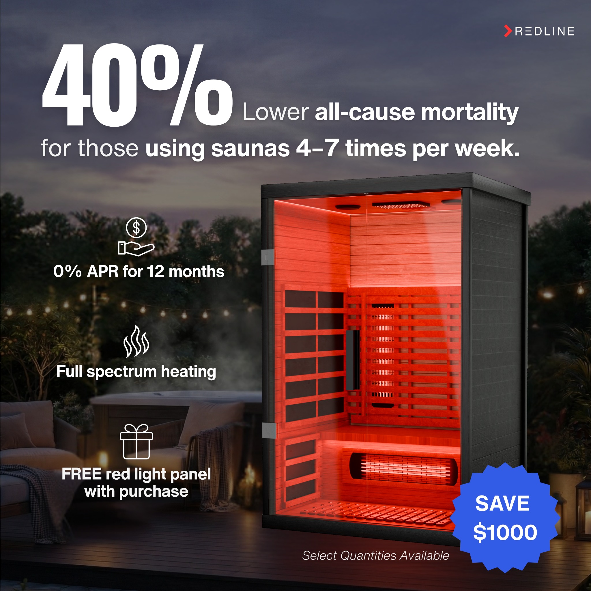 Redline LED Facebook ad