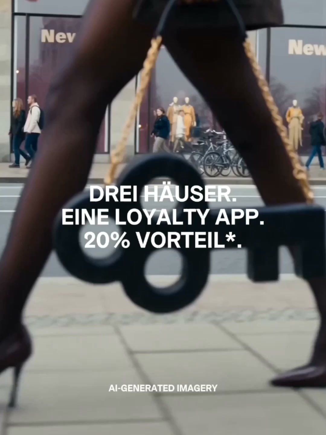 KaDeWe Facebook ad: 20%* Vorteil mit der Access App