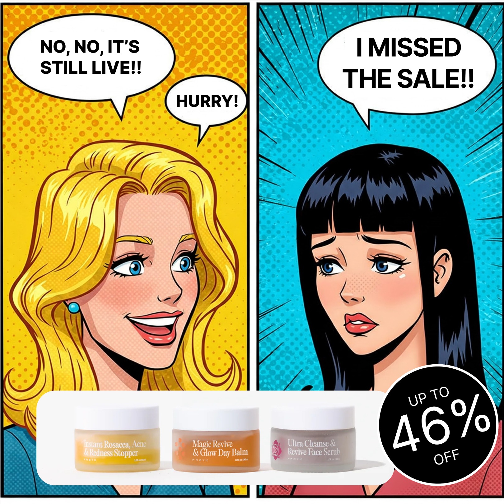 Frøya Organics Facebook ad