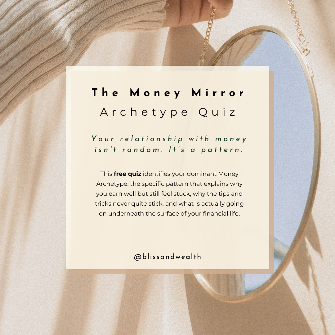 Bliss + Wealth Facebook ad: Which money archetype are you?
