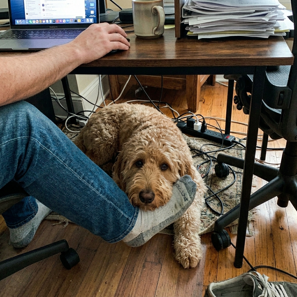 Nancy Nichols Facebook ad: I Watched My Dog Suffer From My Desk