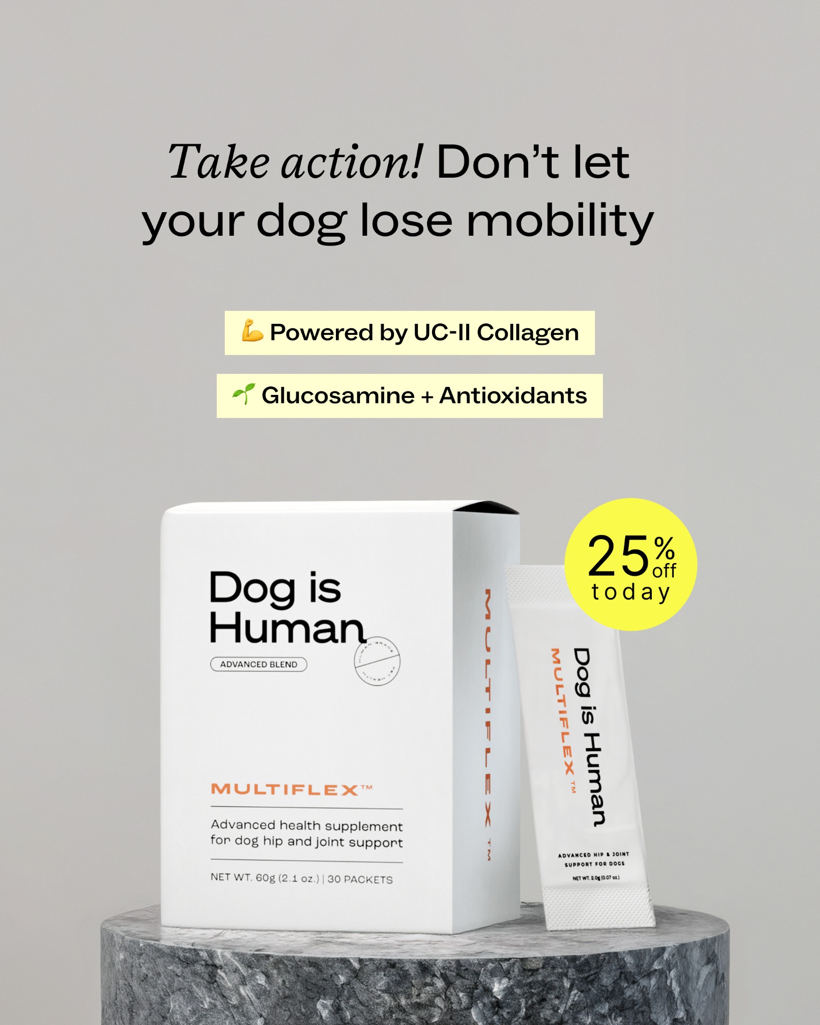 Dog is Human Facebook ad