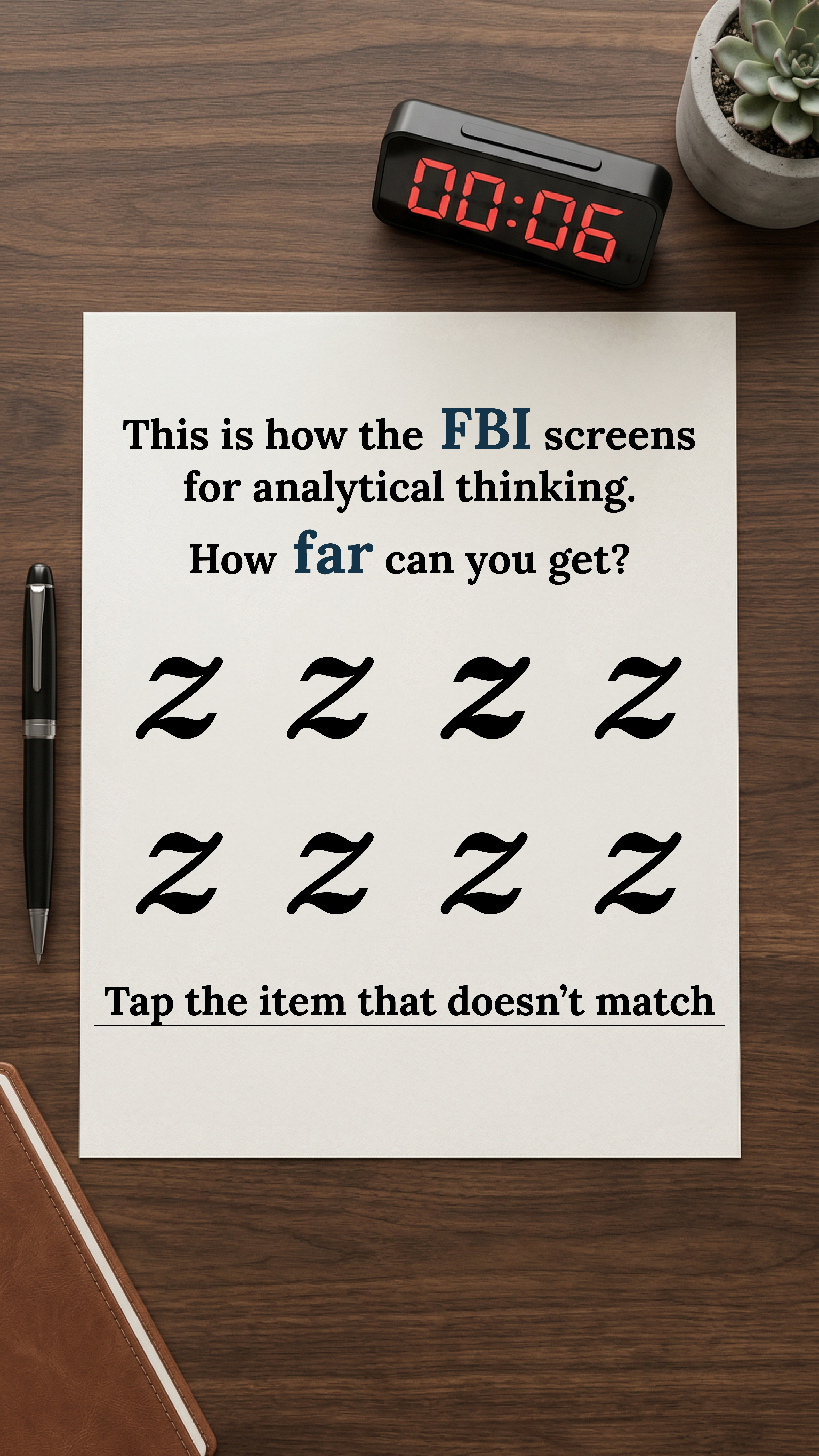 Brain Health Check Facebook ad