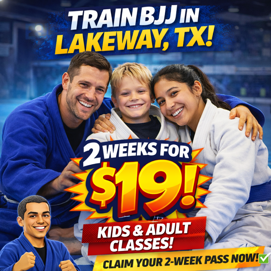 Renzo Gracie Jiujitsu Lakeway Facebook ad: 2 Weeks for $19