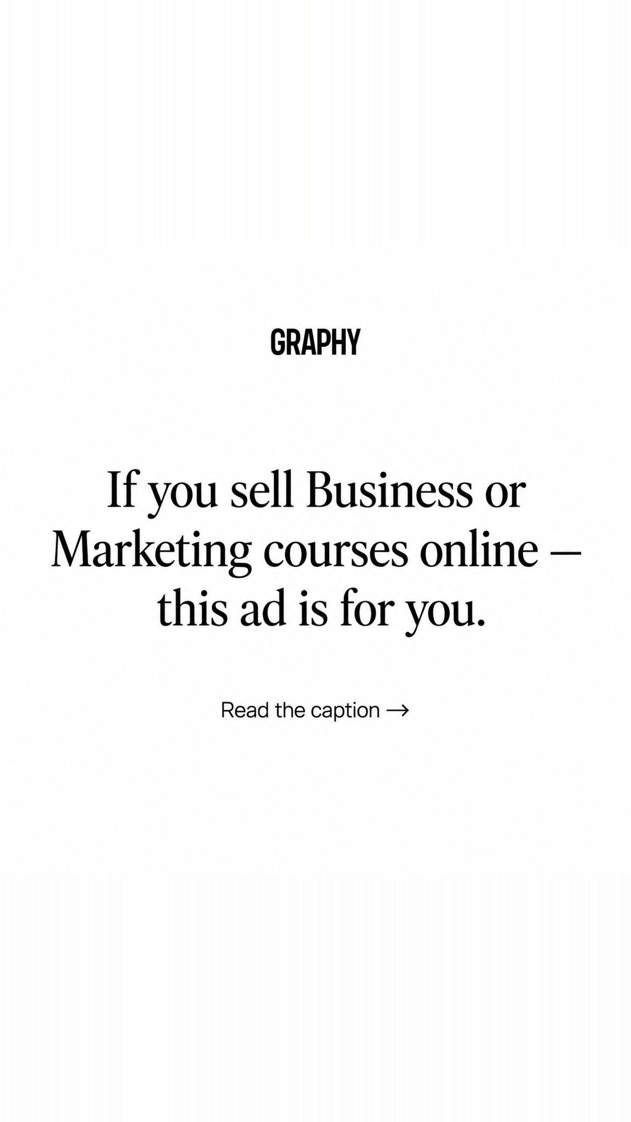 Graphy Facebook ad