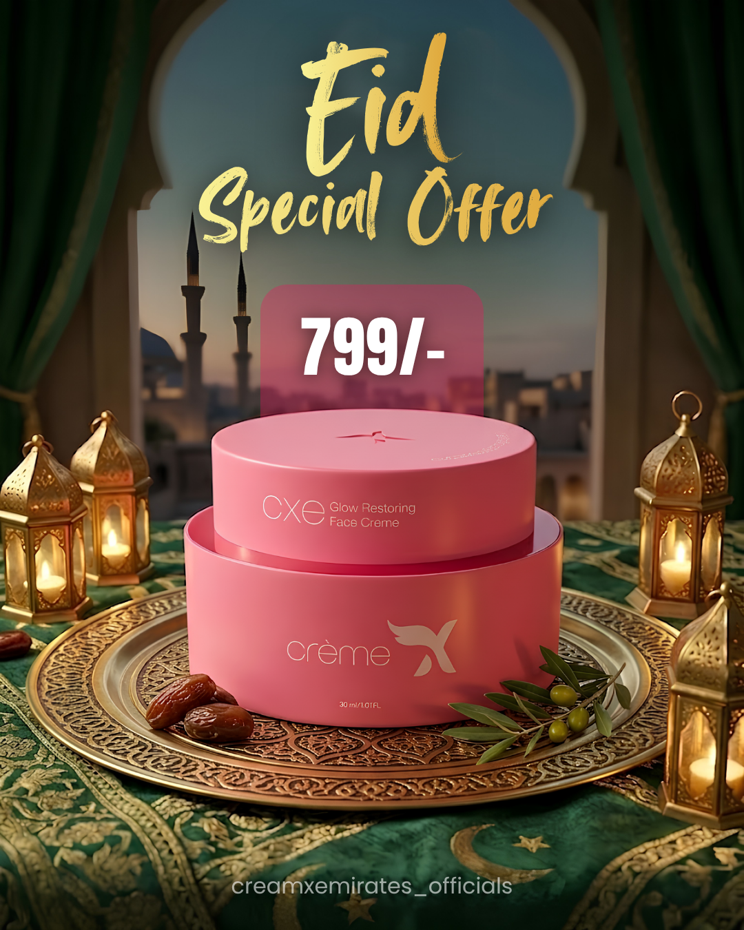 CreamXemirates  Facebook ad