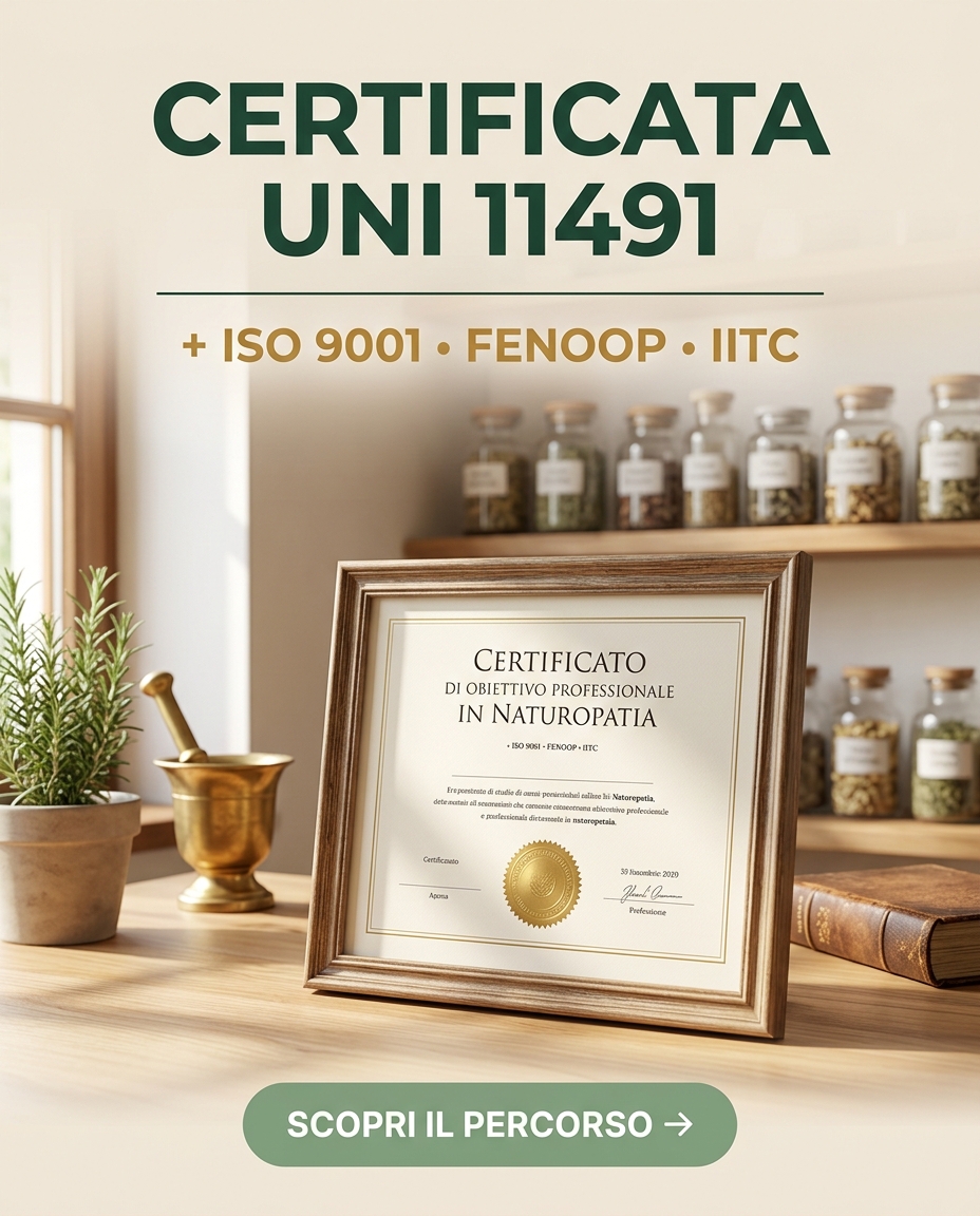 Naturopatia Academy Facebook ad: Scuola Naturopatia Certificata