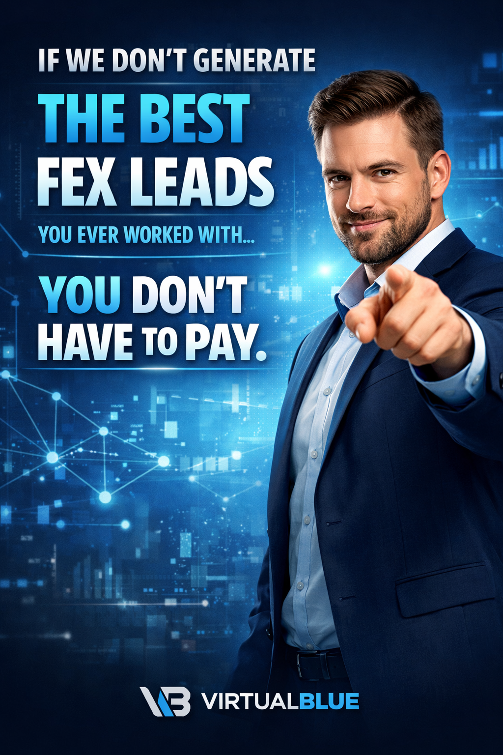 Virtual Blue Agency Facebook ad