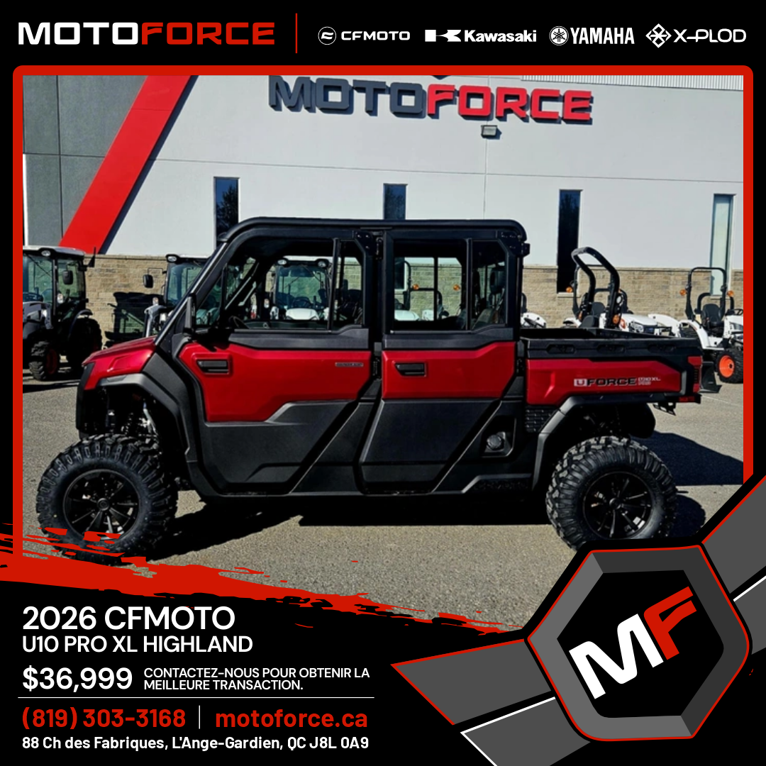 MotoForce Facebook ad: Contactez-nous pour obtenir la meilleure transaction.