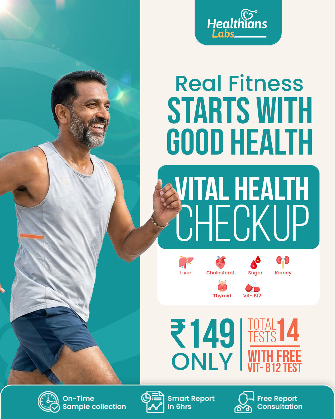 Healthians Facebook ad