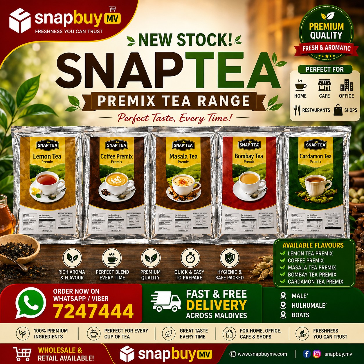 SnapBuy MV Facebook ad: All Café & Beverage Supplies Available at SnapBuy…