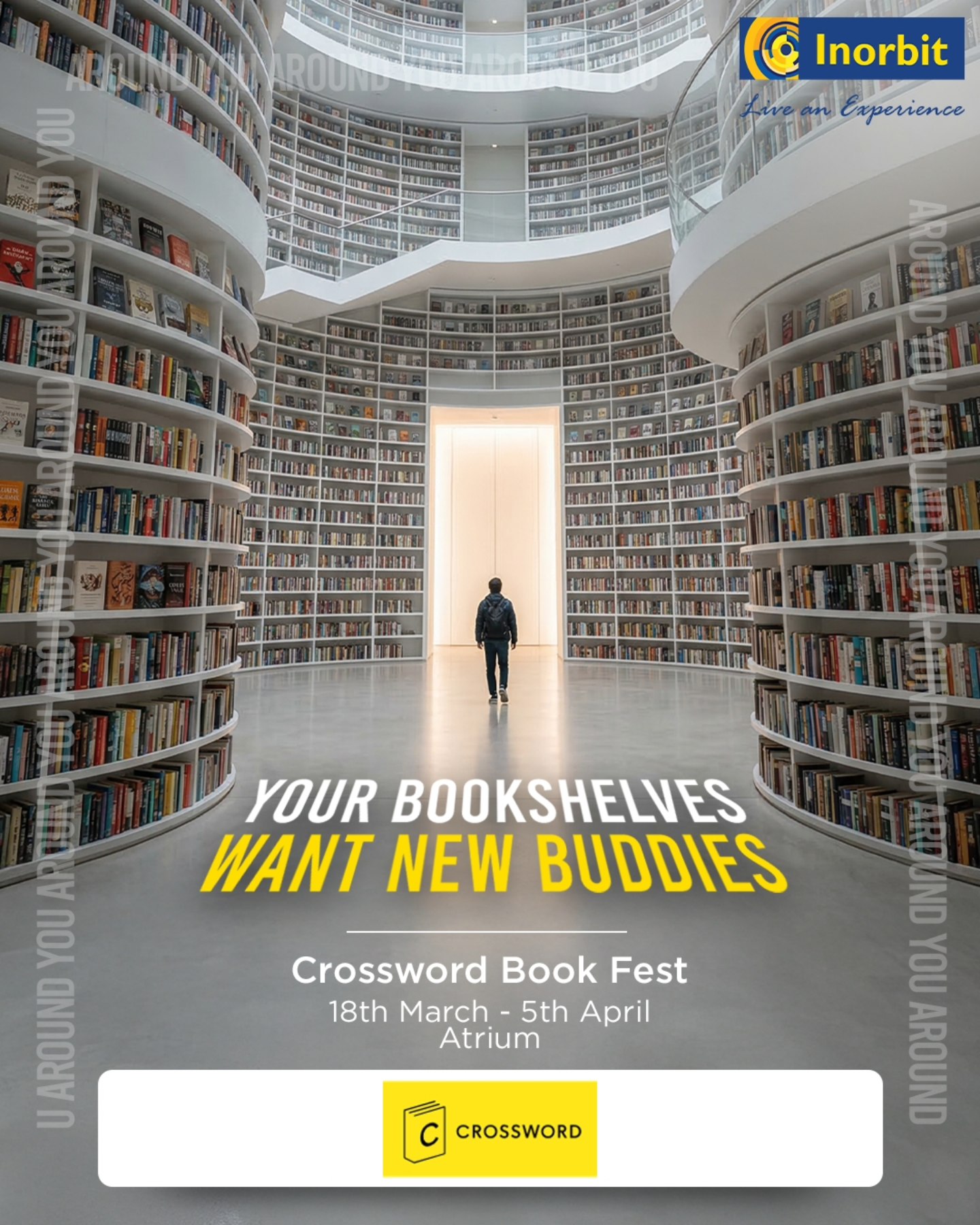 Inorbit Vashi Facebook ad: Your bookshelves called.
