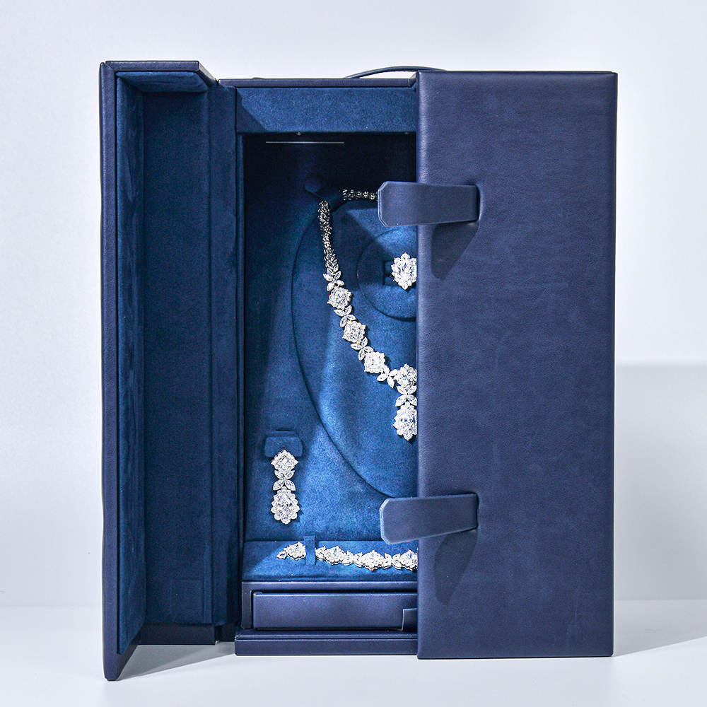 Shenzhen Beauty Wooden Box Facebook ad: Luxury LED Wooden Jewellery Storage Box for Luxury…