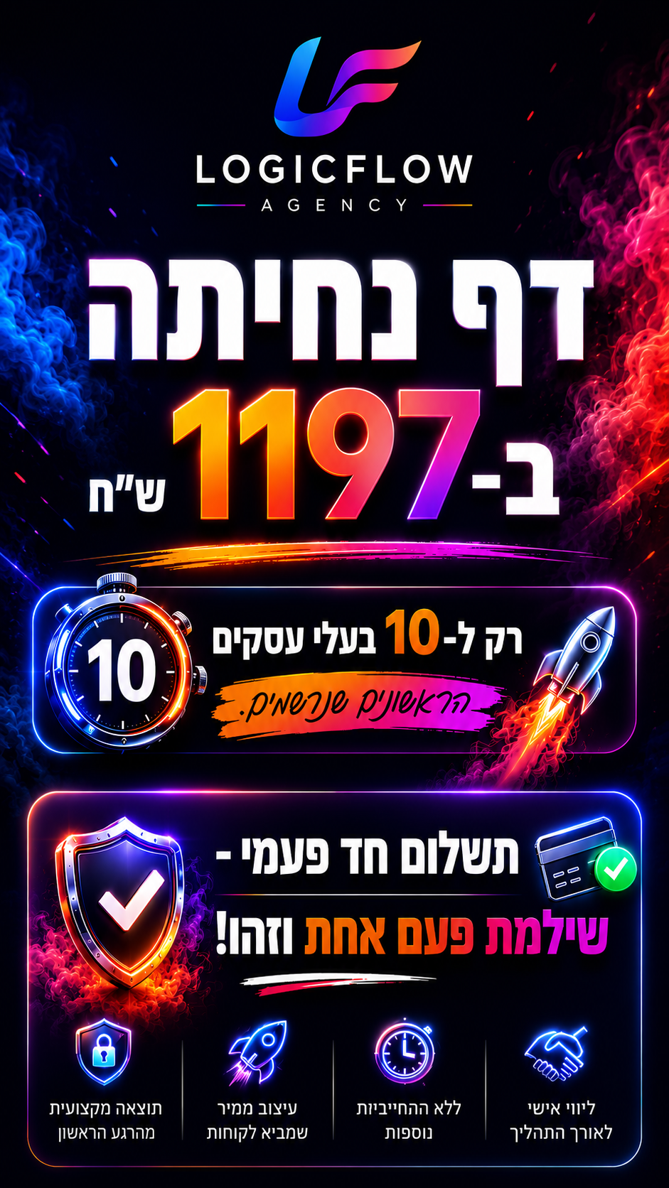 Logicflowai Facebook ad from May 27, 2026