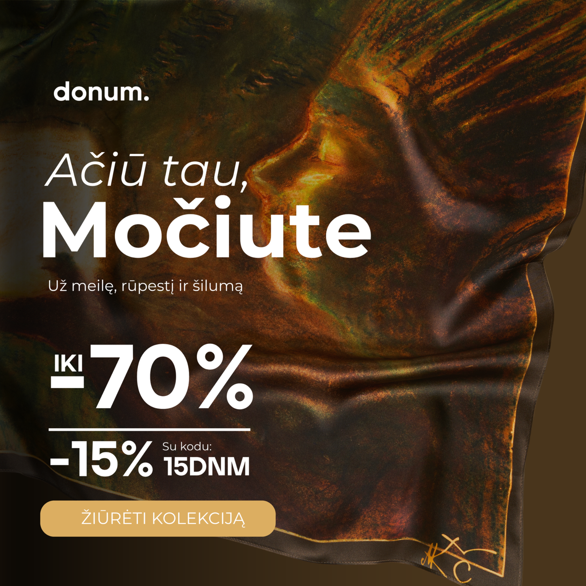 donum. Facebook ad: Šilkinė staigmena