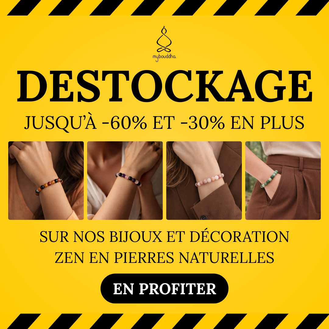 Mybouddha Facebook ad: Destockage exceptionnel