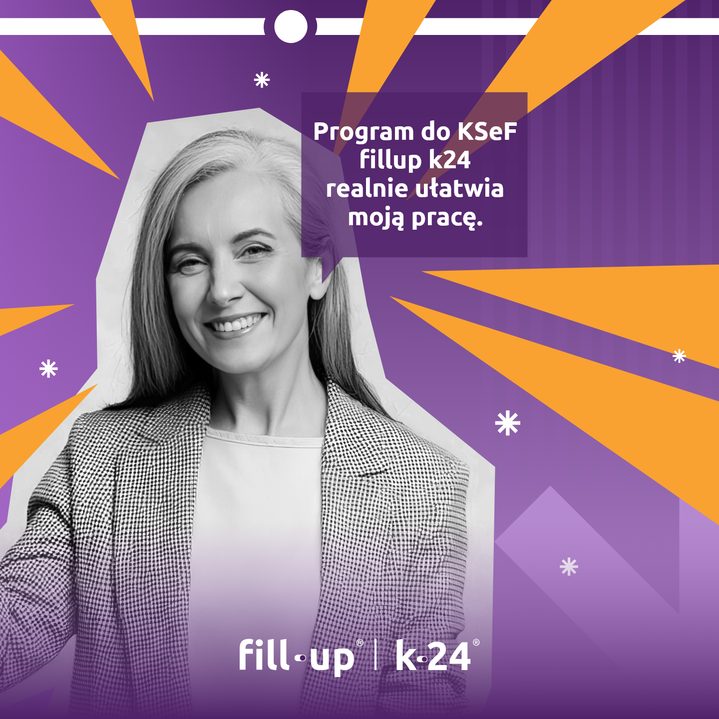 Fillup - formalności wypełnione Facebook ad: Pełna automatyzacja i zgodność z KSeF.