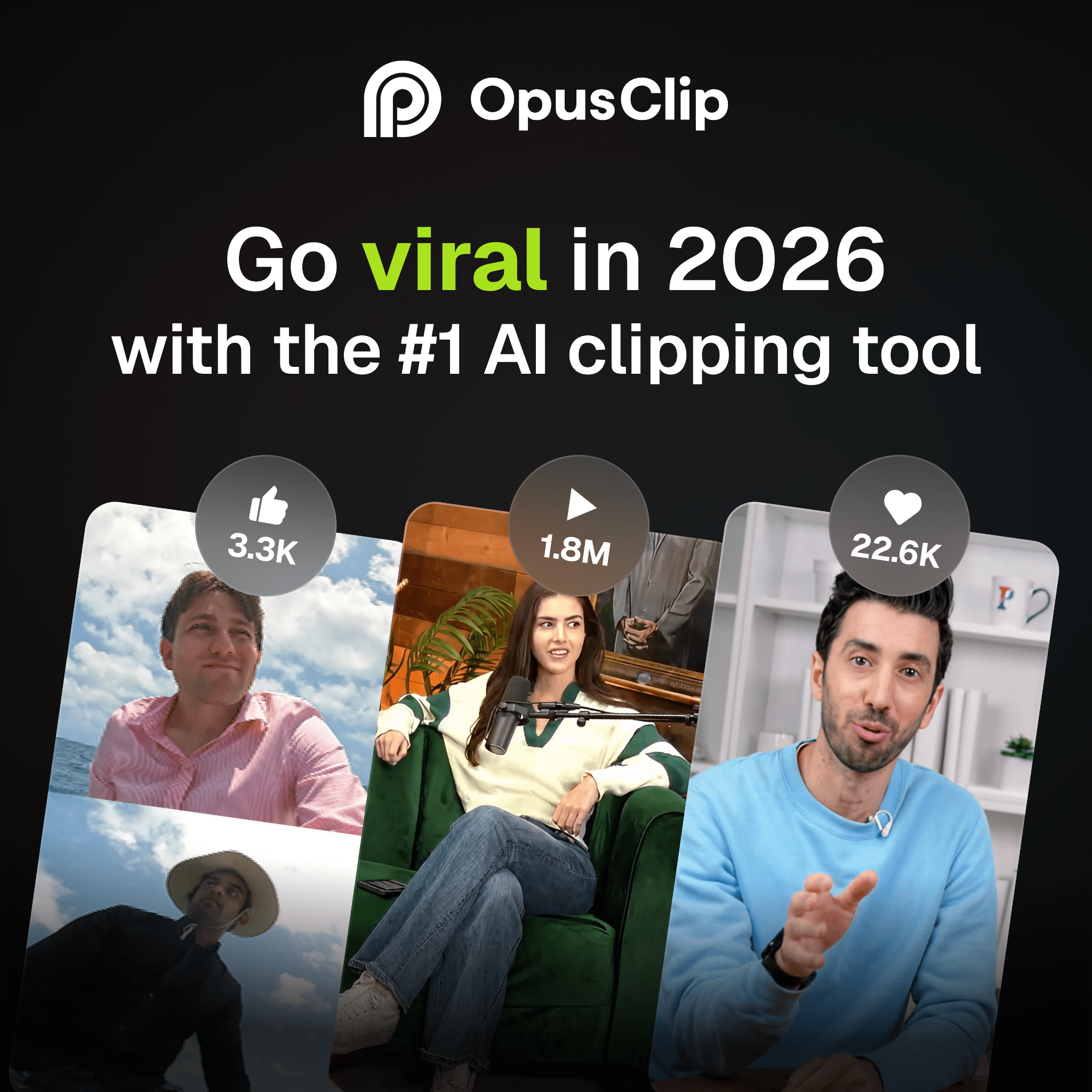 OpusClip Facebook ad