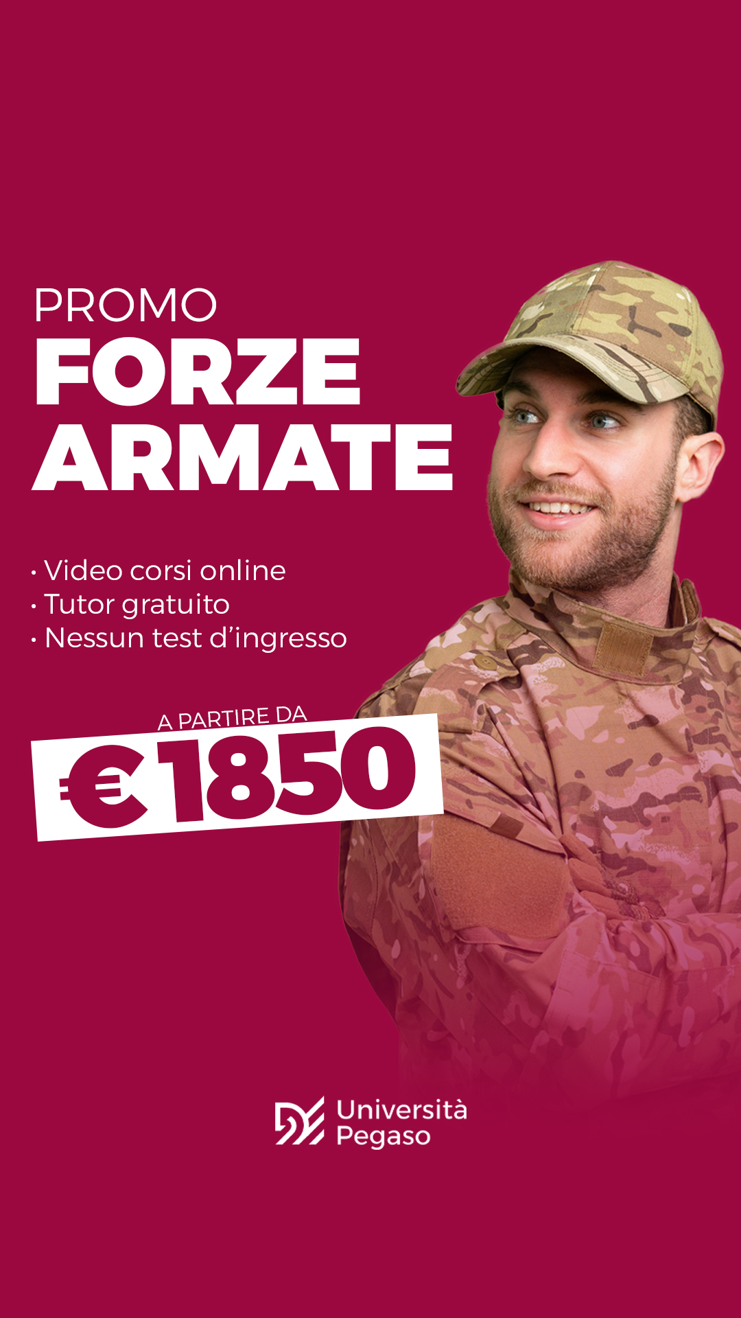 Università telematica Pegaso - Digitale Facebook ad: Compila il modulo, senza impegno!