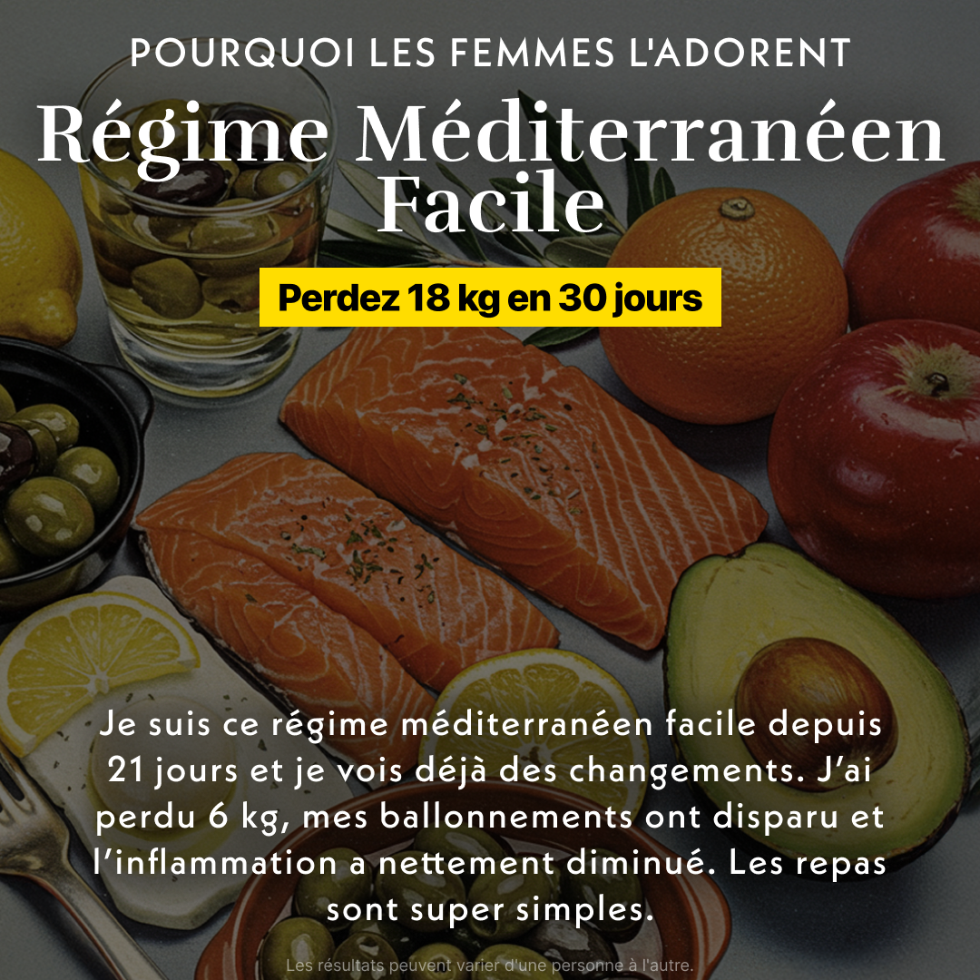 Mediterranean Diet for Beginners Facebook ad: Il suffit de 2 semaines pour voir la différence!